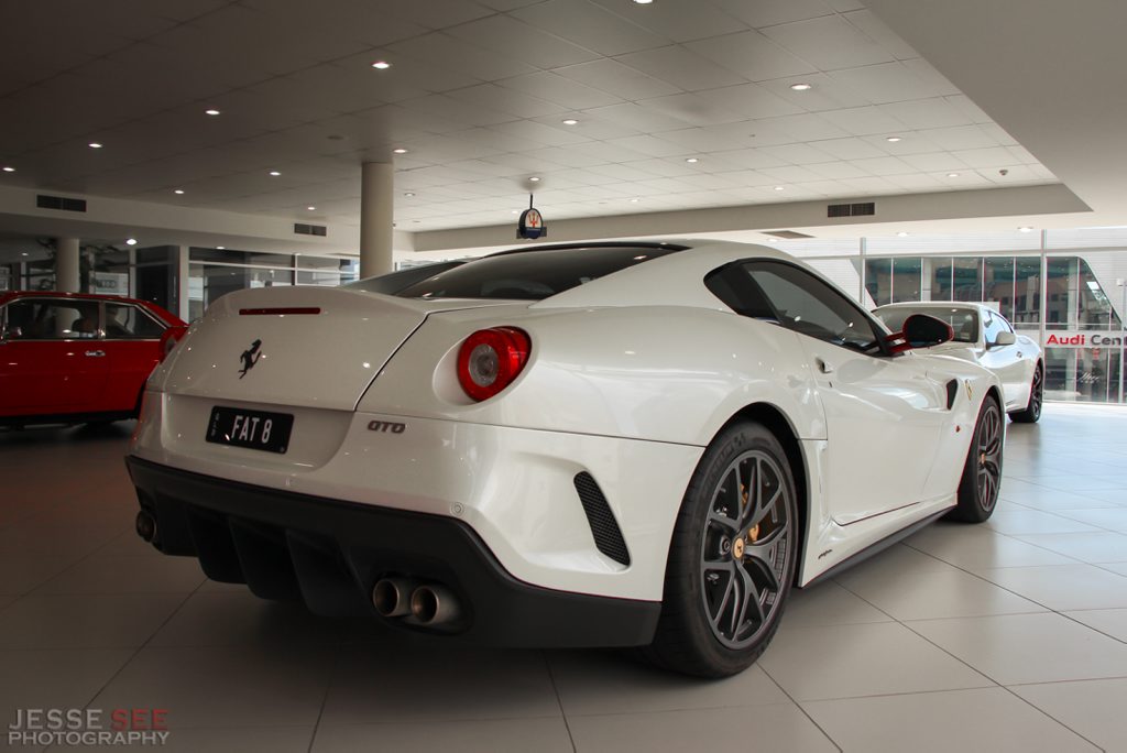 The Ferrari 599. The Ferrari 599.